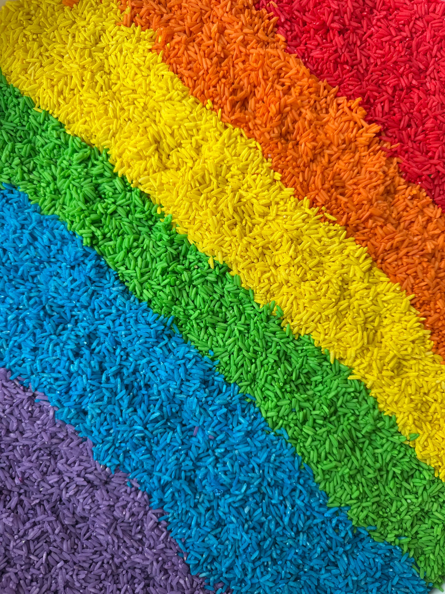 Arroz sensorial arcoiris