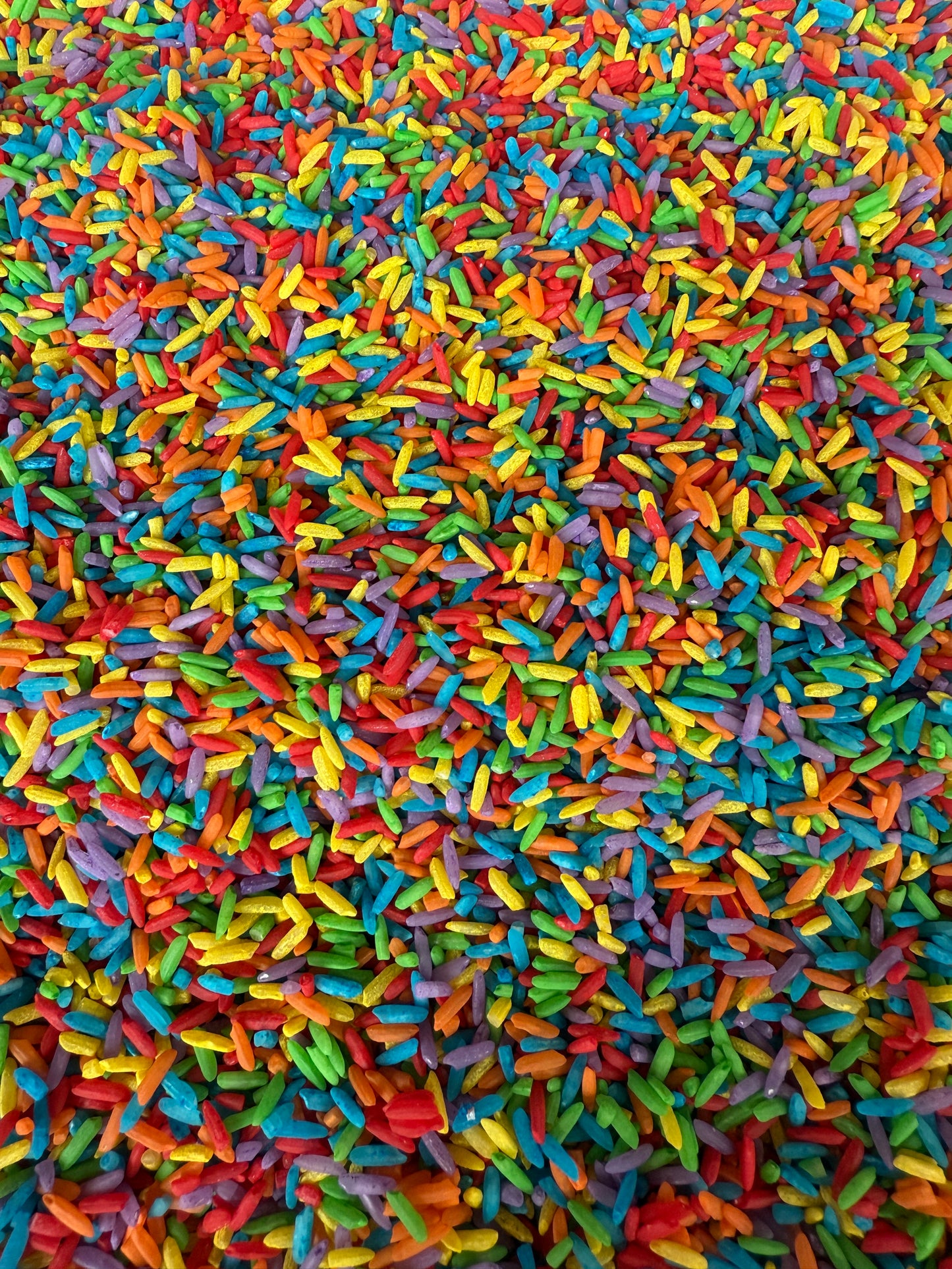 Arroz sensorial arcoiris