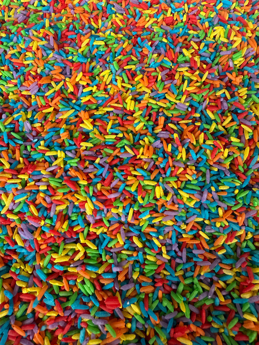 Arroz sensorial arcoiris