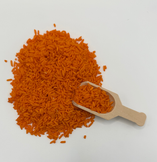 Arroz sensorial naranjo