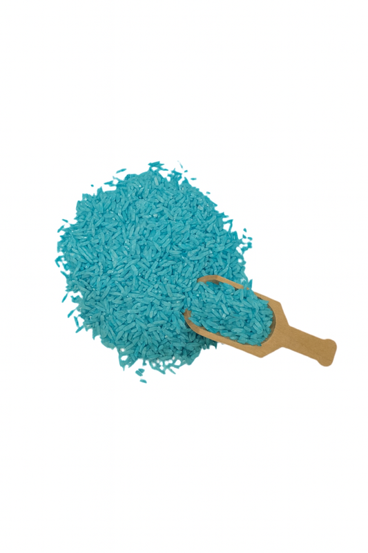 Arroz sensorial azul celeste
