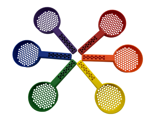 Cuchara colador sensorial