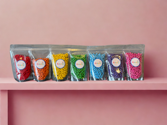 Set Sensorial Arcoíris – 7 bolsas de garbanzos de colores
